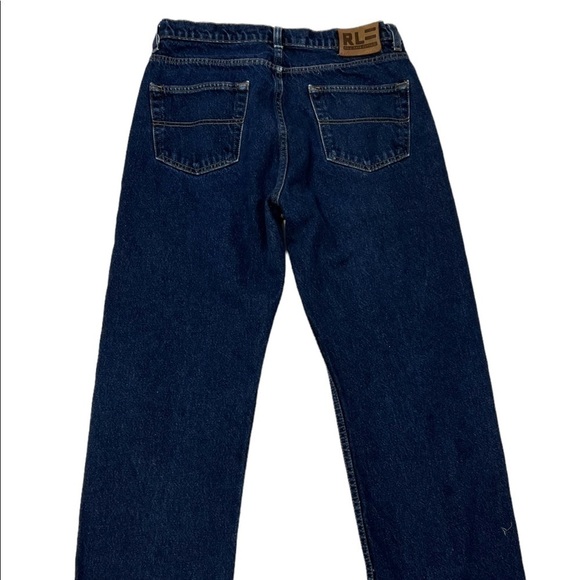 Rl Polo Jeans Ralph Lauren Men Heritage Jeans Dark Wash 34 x 26. - Picture 3 of 7